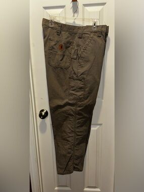 Carhartt Men's Olive Brown Cargo Work Pants